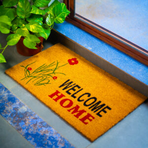 BloomWelcome Coir Mat