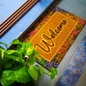 BlossomFrame Entry Mat 45x75cm Coir Door Mat Durable