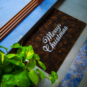 Classic Welcome Christmas Coir Mat 45x75 cm