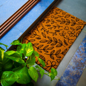 LeafLine Coir Entrance Mat 45x75 cm Anti Slip