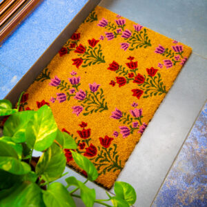 FloraSprinkle Coir Door Mat 45x75 cm
