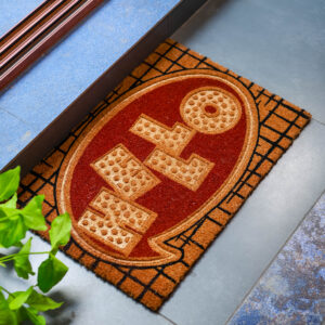 Monogram Charm Coir Door Mat 45x75cm Elegant Welcome Mat