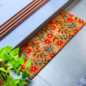 Wildflower Garden Coir Runner Mat 40x120 | Entrance Mat